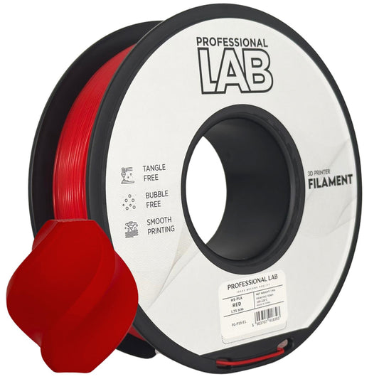 PLA High Speed Rot, 1.75mm, +/- 0.03mm - Prof. Lab Filament