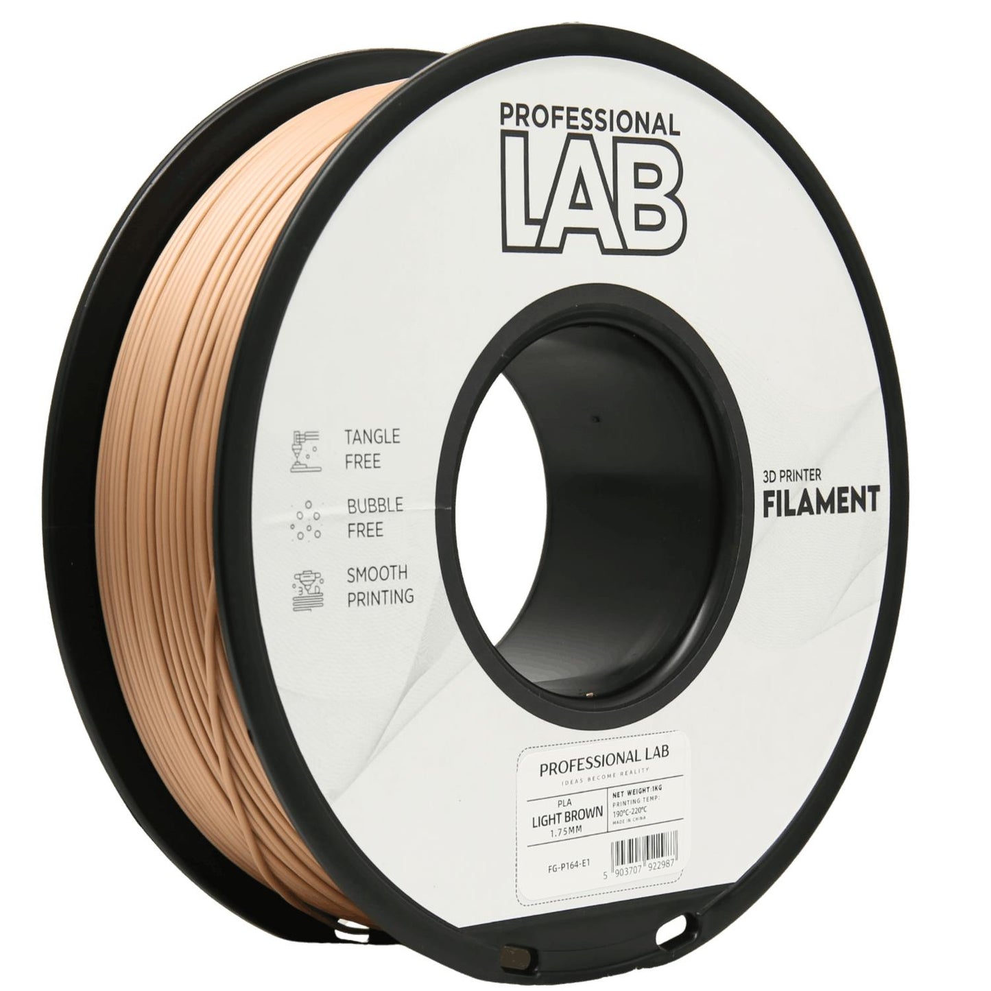 PLA Filament Hellbraun 1.75mm – Prof. Lab