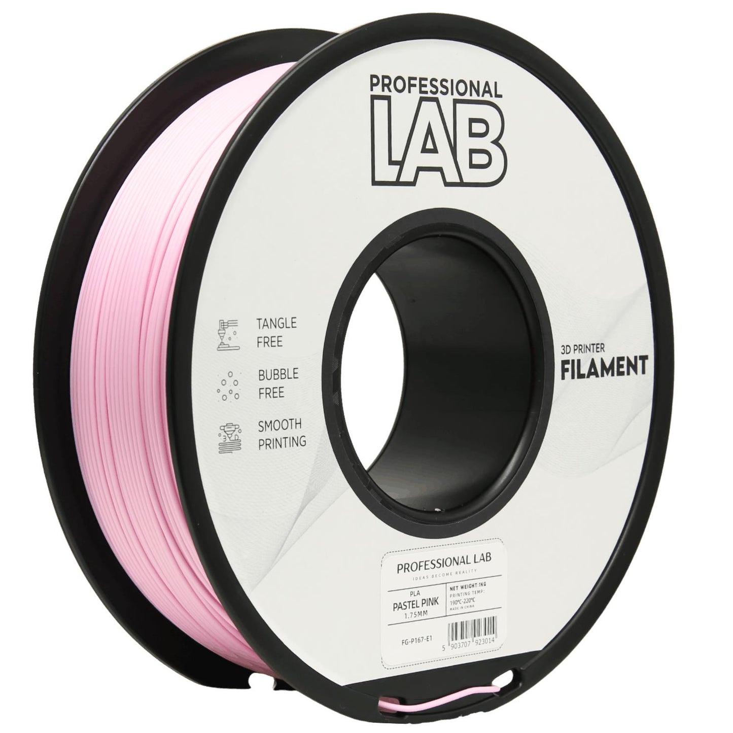 PLA Filament Pastellrosa 1.75mm – Prof. Lab