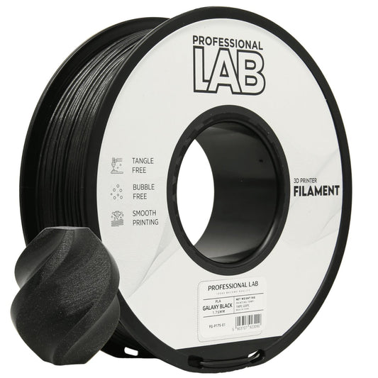 PLA Filament Schwarz Glitzernd 1.75mm – Prof. Lab