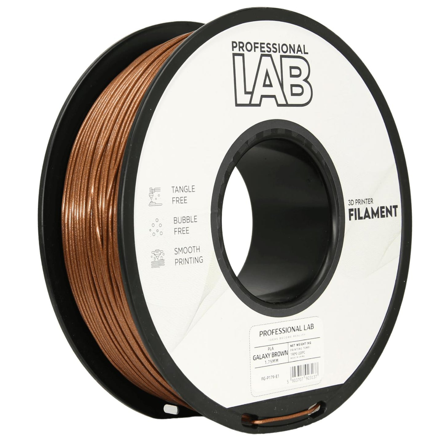 PLA Filament Galaxy Braun 1.75mm – Prof. Lab