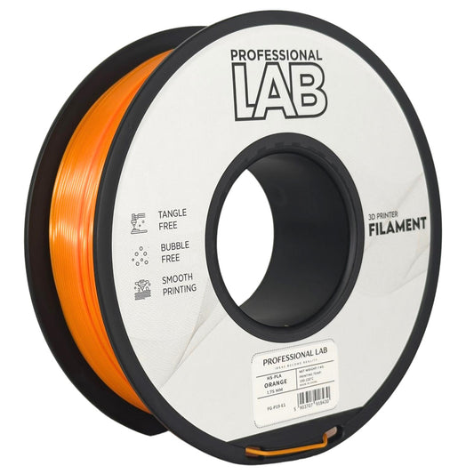 PLA High Speed Orange, 1.75mm, +/- 0.03mm - Prof. Lab Filament