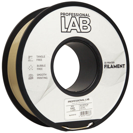 PETG Eichenbraun, 1.75mm, +/- 0.03mm - Prof. Lab Filament