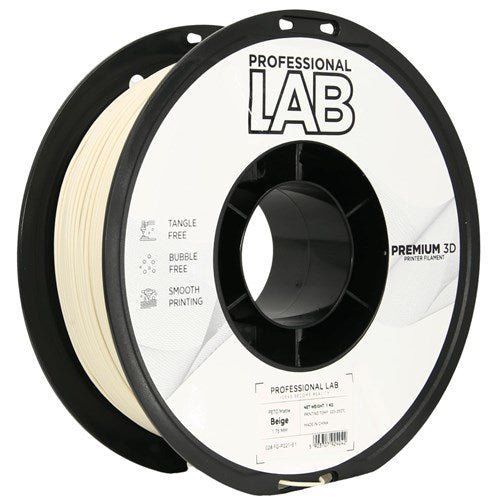 PETG Matt Beige, 1.75mm, +/- 0.03mm - Prof. Lab Filament