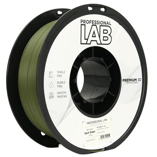PETG Matt Dunkelgrün, 1.75mm, +/- 0.03mm - Prof. Lab Filament