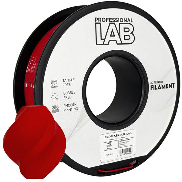PETG Rot, 1.75mm, +/- 0.03mm - Prof. Lab Filament