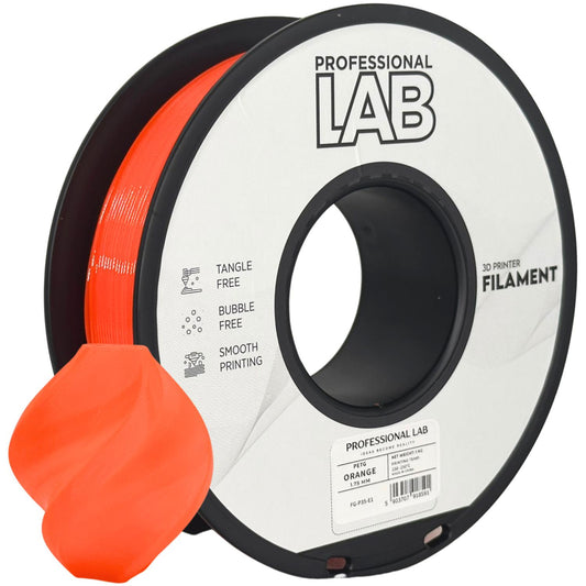 PETG Orange, 1.75mm, +/- 0.03mm - Prof. Lab Filament