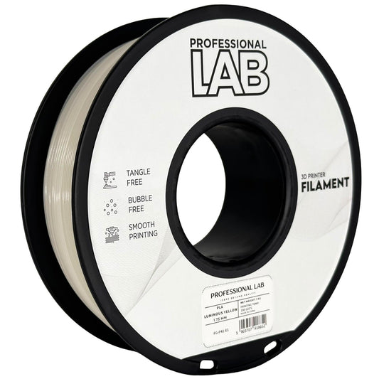 PLA leuchtend Gelb, 1.75mm, +/- 0.03mm - Prof. Lab Filament