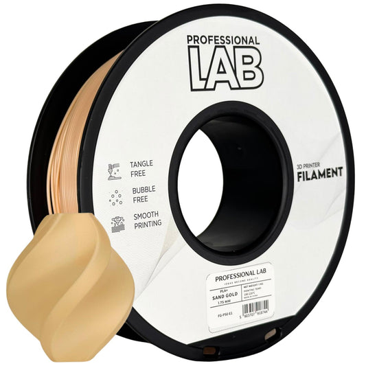 PLA+ Sand Gold, 1.75mm, +/- 0.03mm - Prof. Lab Filament