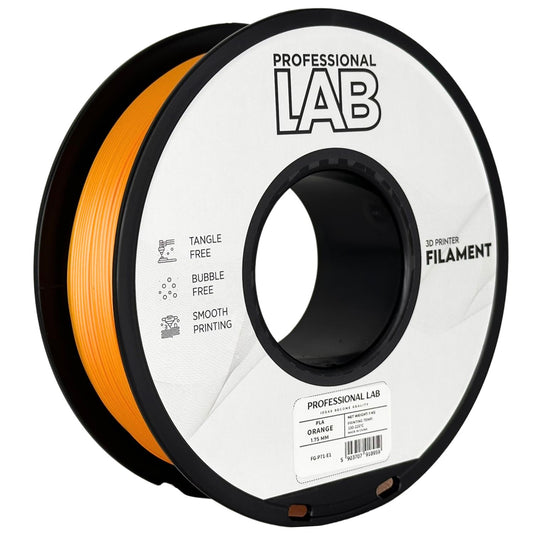 PLA Orange, 1.75mm, +/- 0.03mm - Prof. Lab Filament