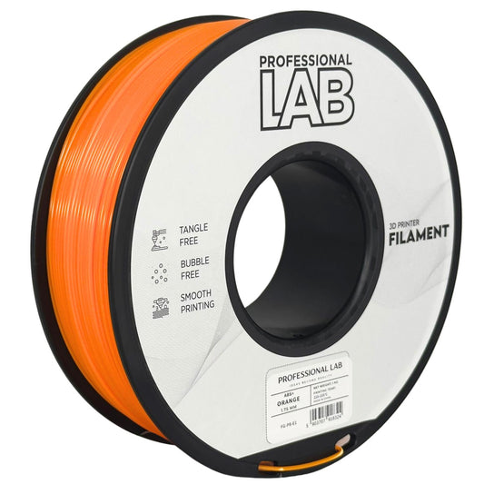 ABS+ Orange, 1.75mm, +/- 0.03mm - Prof. Lab Filament