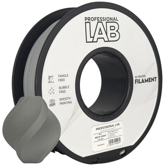 PLA meta Grau, 1.75mm, +/- 0.03mm - Prof. Lab Filament