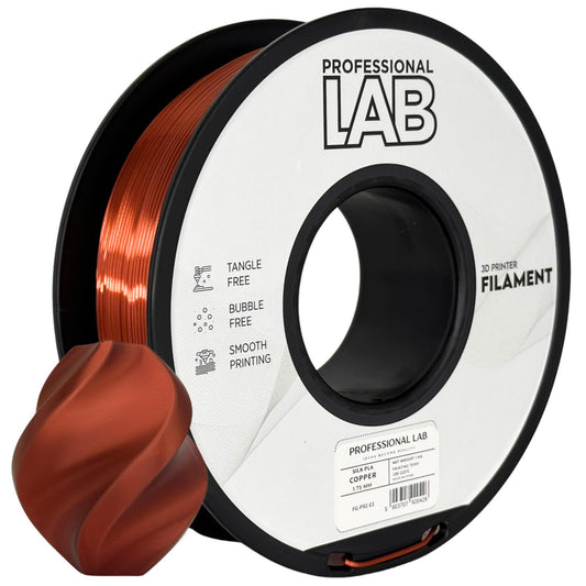 Silk PLA Kupfer, 1.75mm, +/- 0.03mm - Prof. Lab Filament