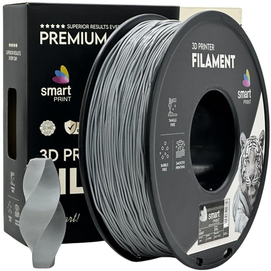 TPU Grau, 1.75mm, +/- 0.03mm - Smart Print Filament