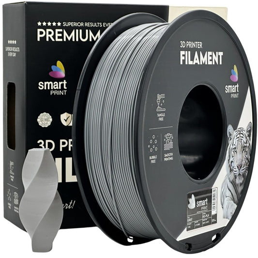 PLA High Speed Grau, 1.75mm, +/- 0.03mm - Smart Print Filament