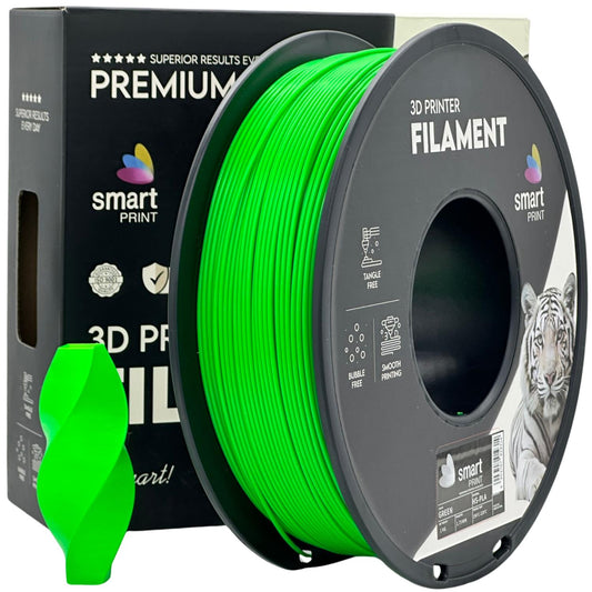 PLA High Speed Grün, 1.75mm, +/- 0.03mm - Smart Print Filament