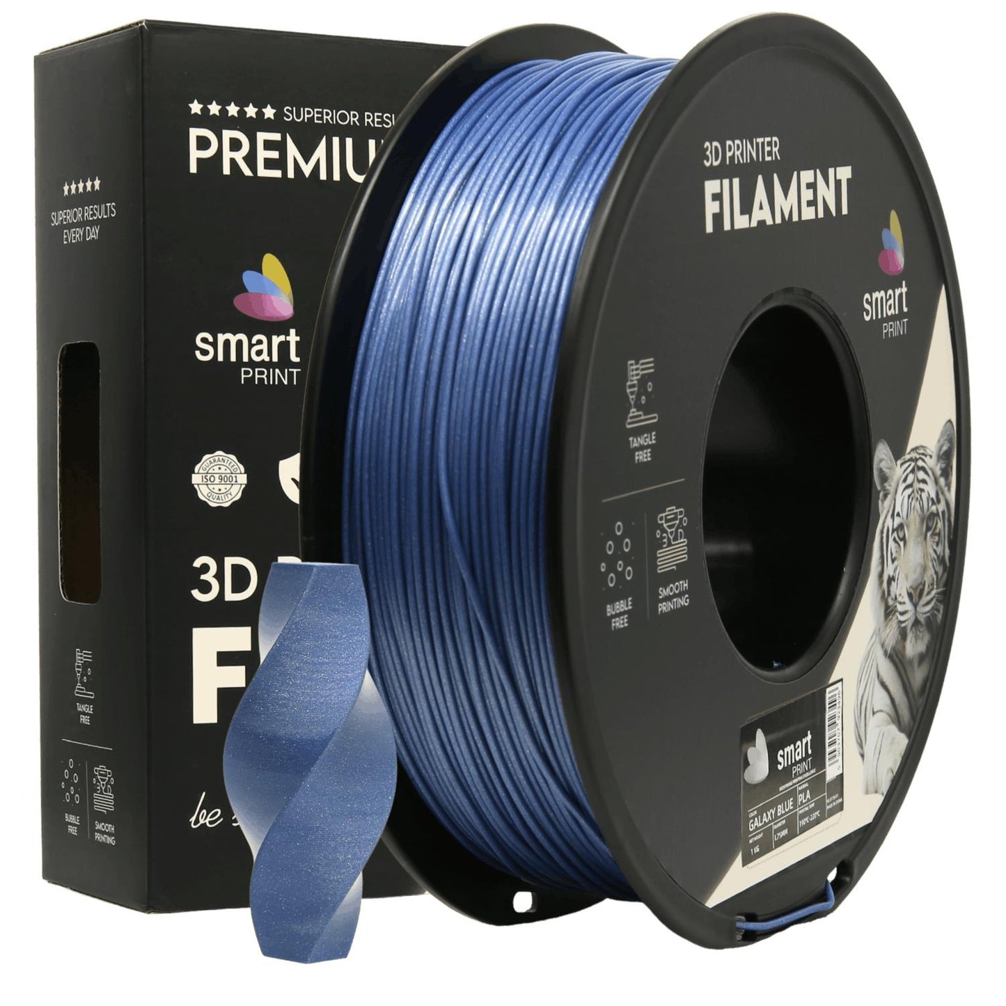 PLA Filament Galaxie Blau Glitzer 1.75mm – Smart Print
