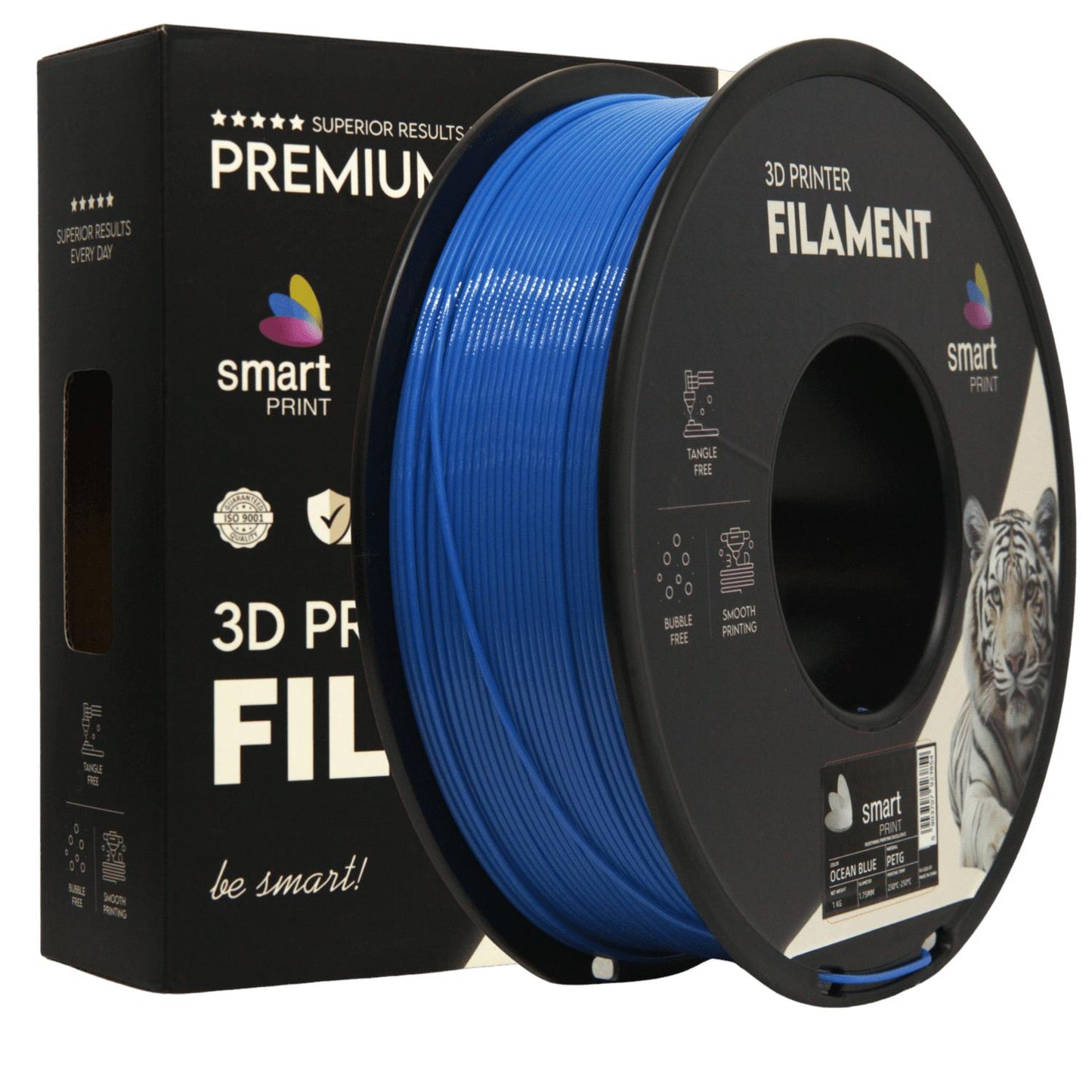 PETG Ozeanblau, 1.75mm, +/- 0.03mm - Smart Print Filament