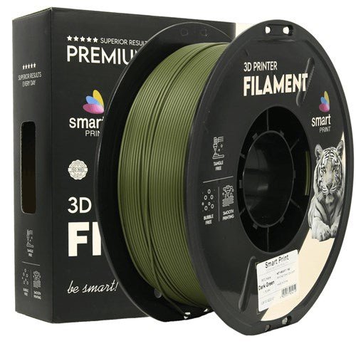 PETG Matt Dunkelgrün, 1.75mm, +/- 0.03mm - Smart Print Filament