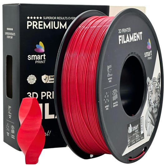PETG Rot, 1.75mm, +/- 0.03mm - Smart Print Filament