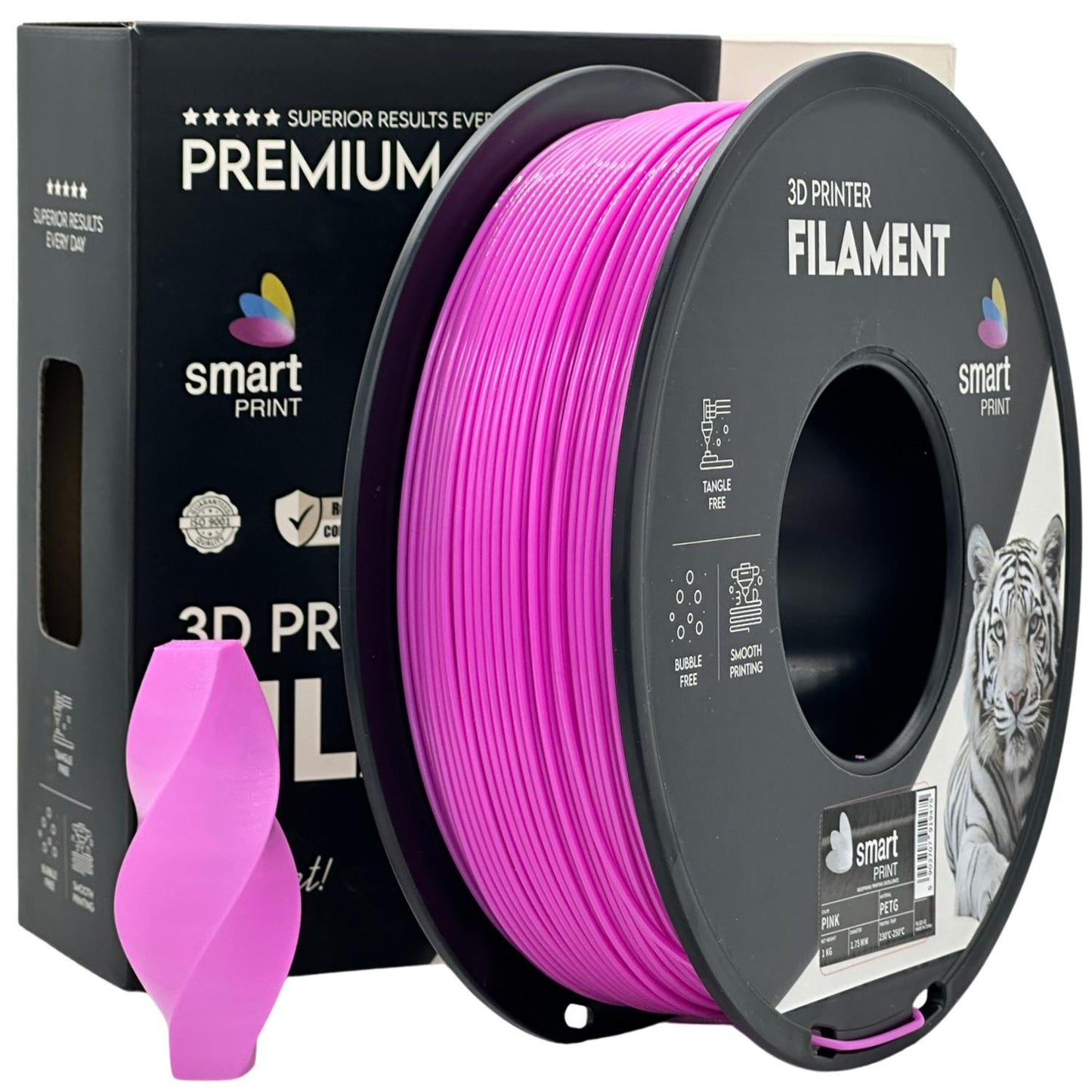 PETG Pink, 1.75mm, +/- 0.03mm - Smart Print Filament