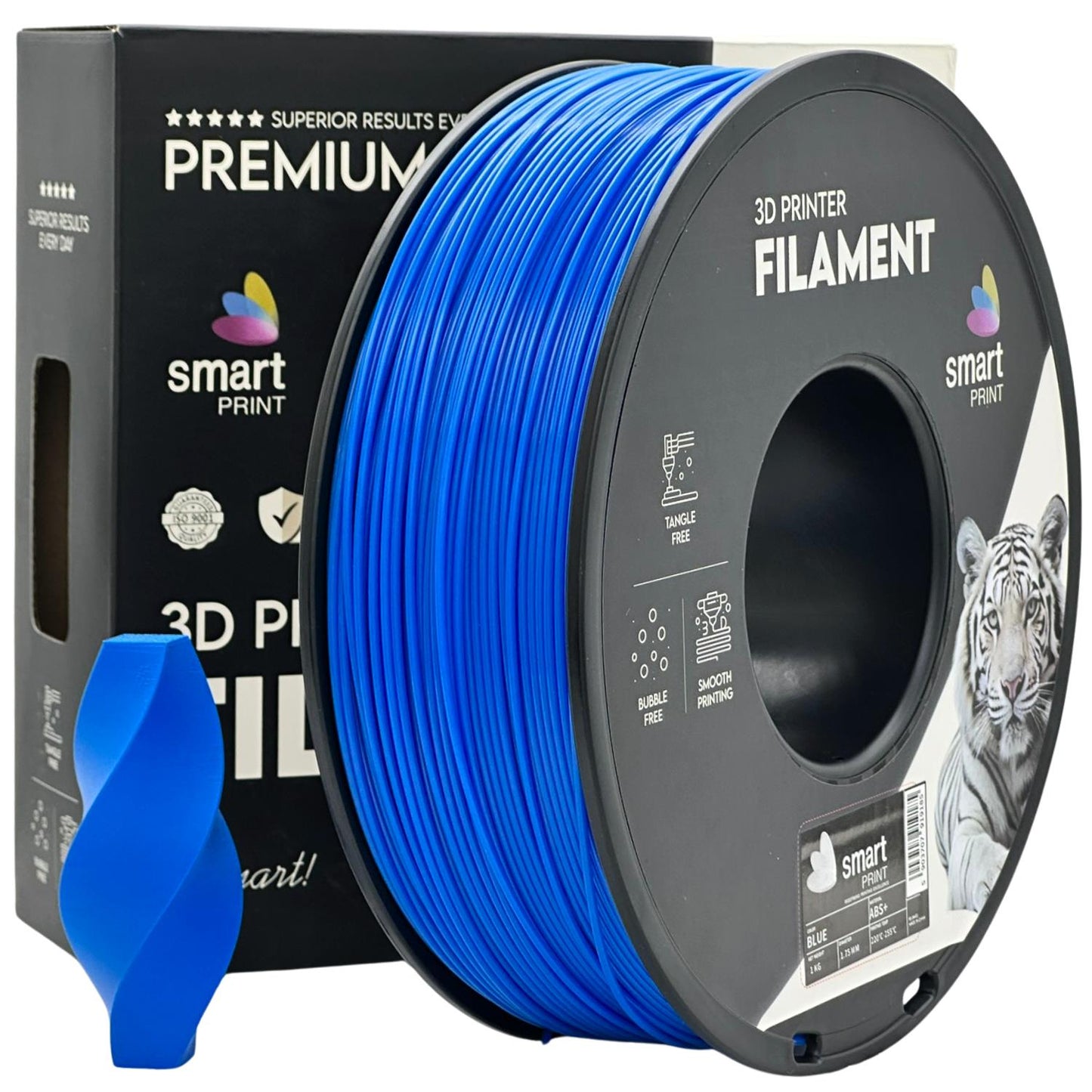 ABS+ Blau, 1.75mm, +/- 0.03mm - Smart Print Filament