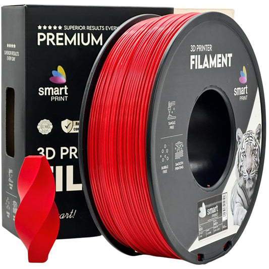 ABS+ Rot, 1.75mm, +/- 0.03mm - Smart Print Filament