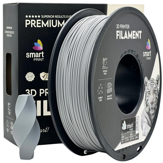 PLA+ Grau, 1.75mm, +/- 0.03mm - Smart Print Filament