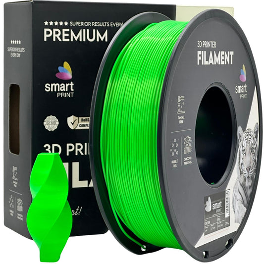 PLA Grün, 1.75mm, +/- 0.03mm - Smart Print Filament