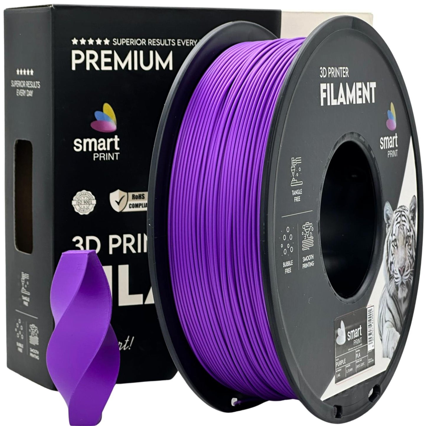 PLA Lila, 1.75mm, +/- 0.03mm - Smart Print Filament