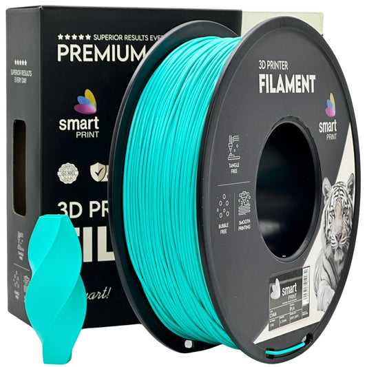 PLA Cyan, 1.75mm, +/- 0.03mm - Smart Print Filament