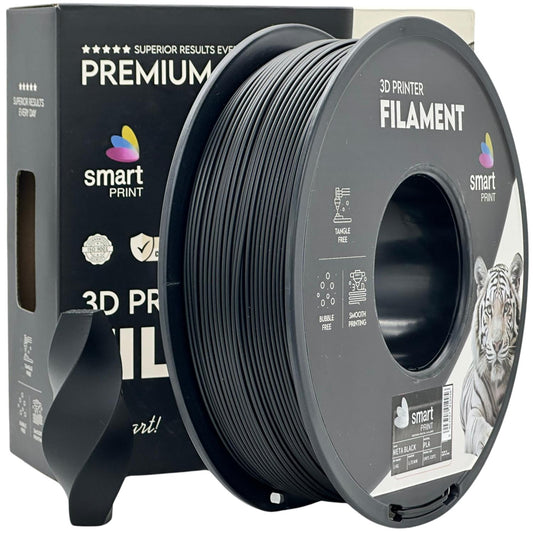 PLA meta Schwarz, 1.75mm, +/- 0.03mm - Smart Print Filament