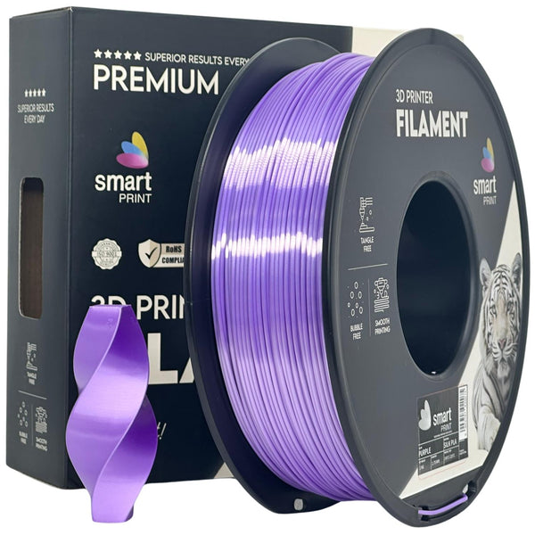 Silk PLA Lila, 1.75mm, +/- 0.03mm - Smart Print Filament