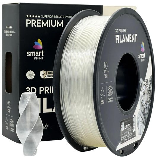 Silk PLA Transparent, 1.75mm, +/- 0.03mm - Smart Print Filament