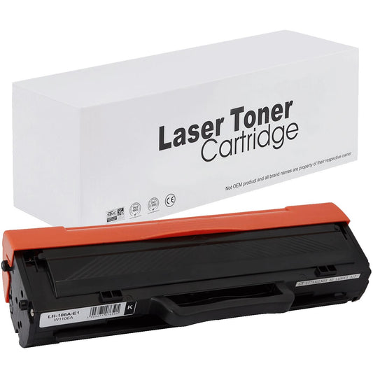 HP W1106A Toner für Laser MFP 135A – Schwarz, 1000 Seiten, kompatibler Ersatz