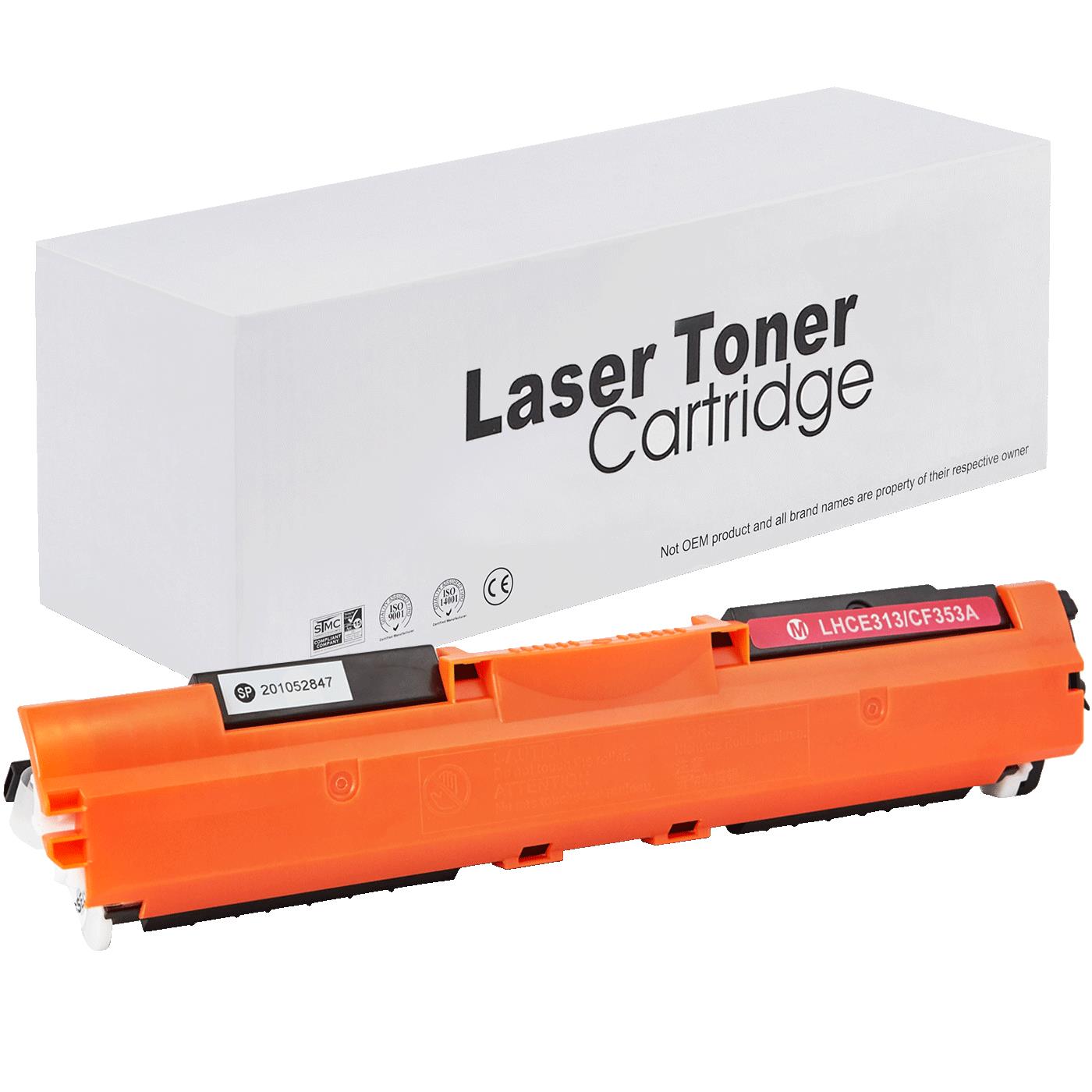 HP CE313A Toner für LaserJet Pro CP1025 (Color LaserJet) – Magenta, 1000 Seiten, kompatibler Ersatz