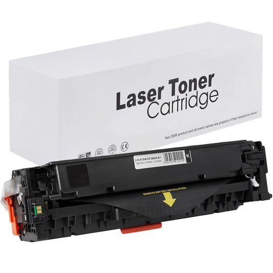 HP CE410A Toner für Color LaserJet Pro 300 M351a – Schwarz, 3500 Seiten, kompatibler Ersatz
