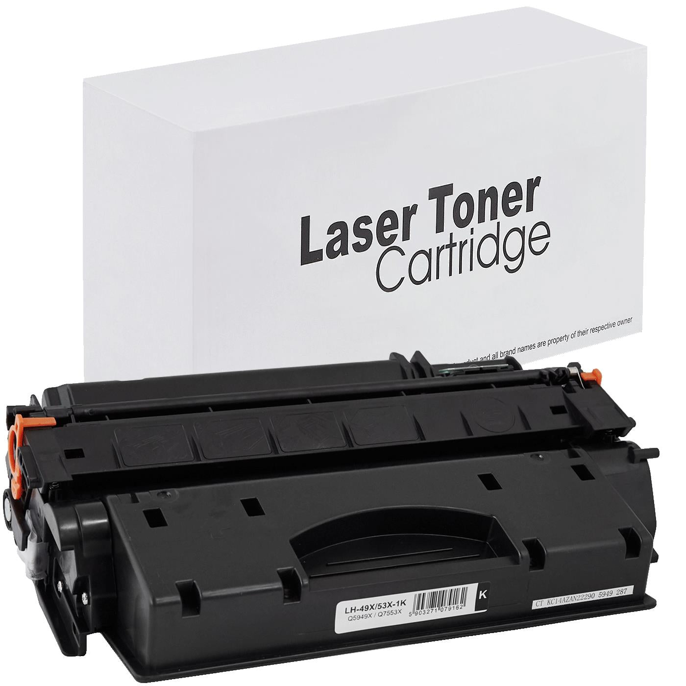 HP / Canon Q5949X Toner für LaserJet 1160 (LaserJet / i-SENSYS) – Schwarz, 7000 Seiten, kompatibler Ersatz