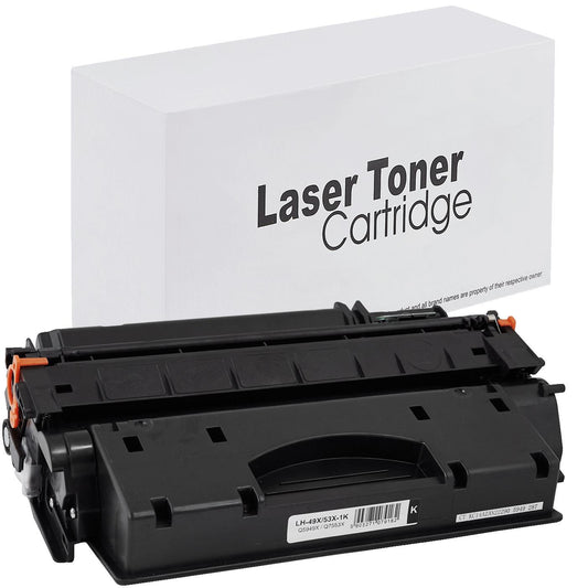 HP / Canon Q5949X Toner für LaserJet 1160 (LaserJet / i-SENSYS) – Schwarz, 7000 Seiten, kompatibler Ersatz