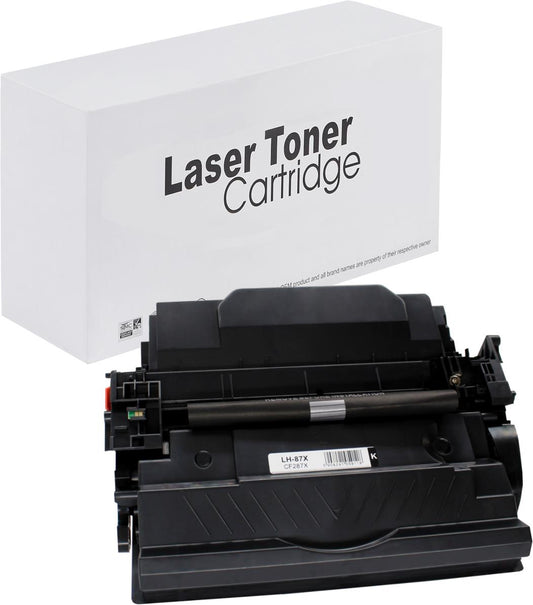 HP CF287X Toner für LaserJet Enterprise Flow MFP M527c – Schwarz, 18000 Seiten, kompatibler Ersatz
