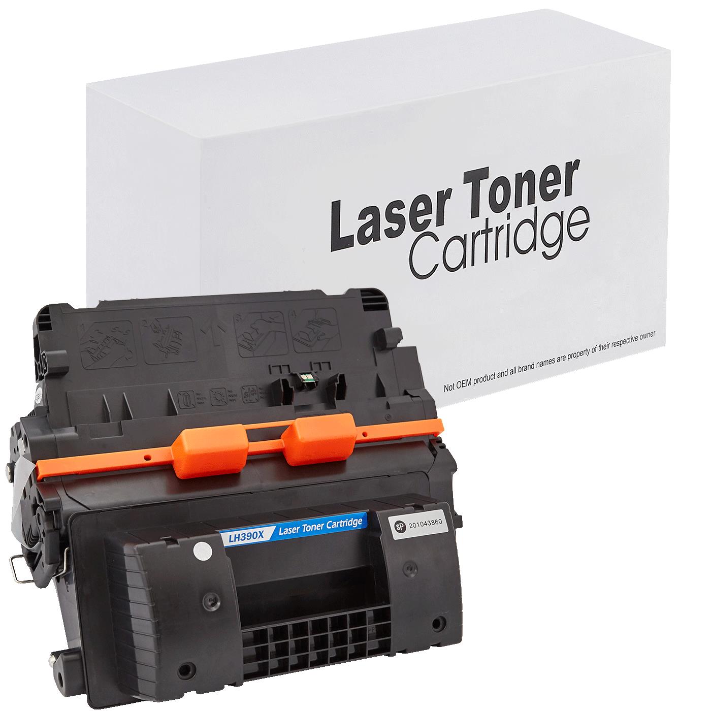 HP CE390X Toner für LaserJet M4555 MFP – Schwarz, 24000 Seiten, kompatibler Ersatz
