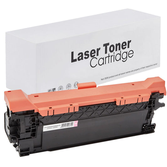 HP / Canon CE253A Toner für Color LaserJet CM3530FS MFP (Color LaserJet / i-SENSYS) – Magenta, 6000 Seiten, kompatibler Ersatz
