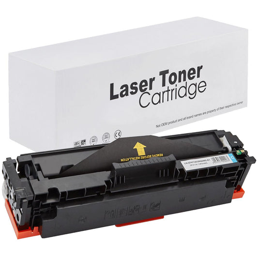 HP / Canon CF411A Toner für Color LaserJet Pro M450 (Color LaserJet Pro / i-SENSYS) – Cyan, 2300 Seiten, kompatibler Ersatz