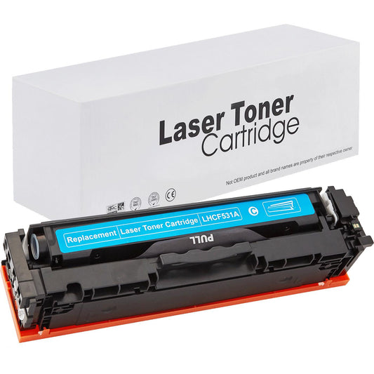 HP CF531A Toner für Color LaserJet Pro MFP M180n – Cyan, 900 Seiten, kompatibler Ersatz