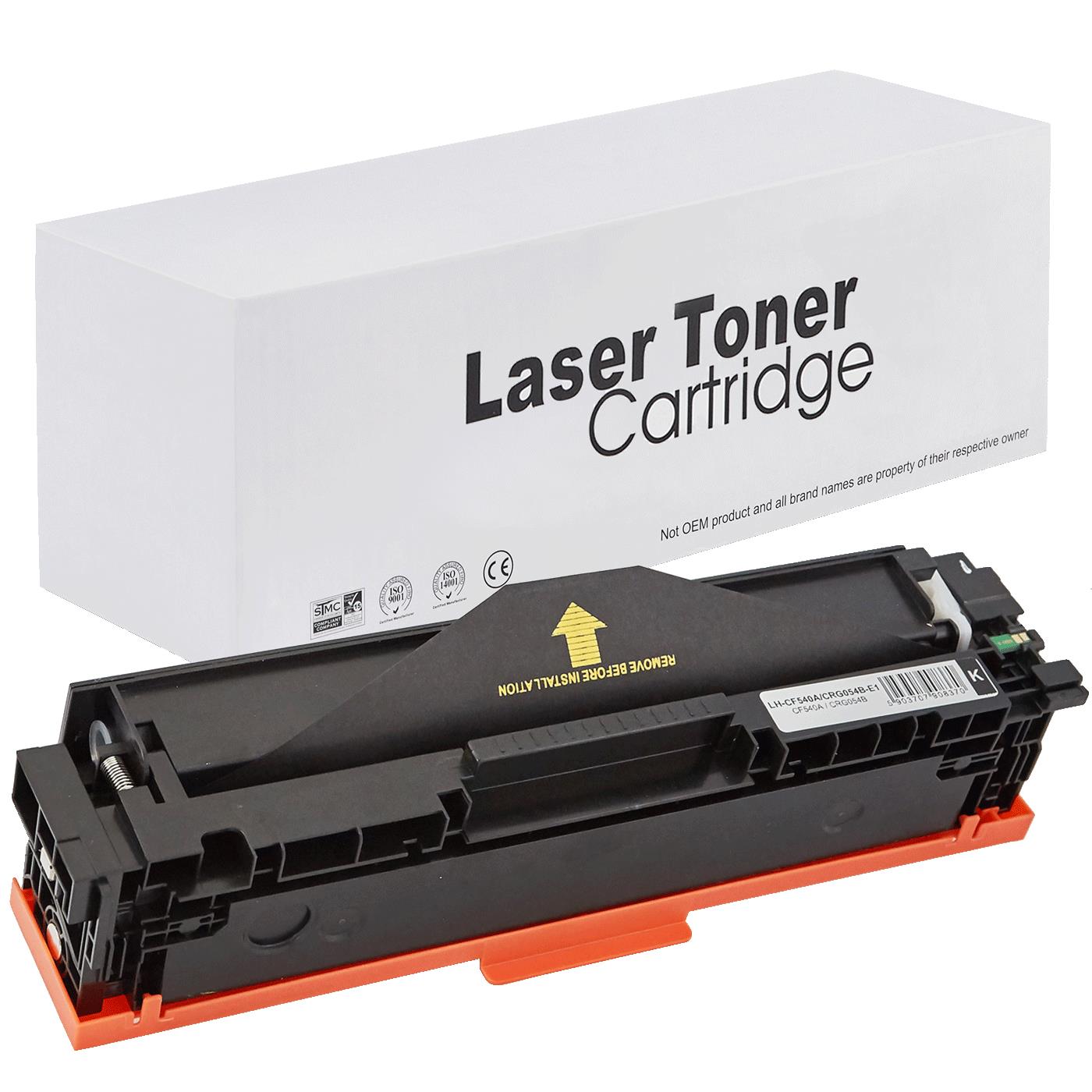 HP / Canon CF540A Toner für Color LaserJet Pro M254DW (Color LaserJet Pro / i-SENSYS) – Schwarz, 1400 Seiten, kompatibler Ersatz