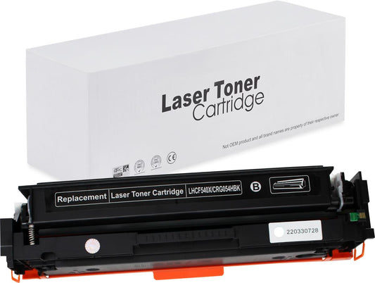HP / Canon CF540X Toner für Color LaserJet Pro M254dw – Schwarz, 3200 Seiten, kompatibler Ersatz