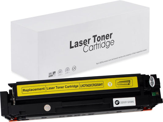 HP / Canon CF542X Toner für Color LaserJet Pro M254dw – Gelb, 2500 Seiten, kompatibler Ersatz