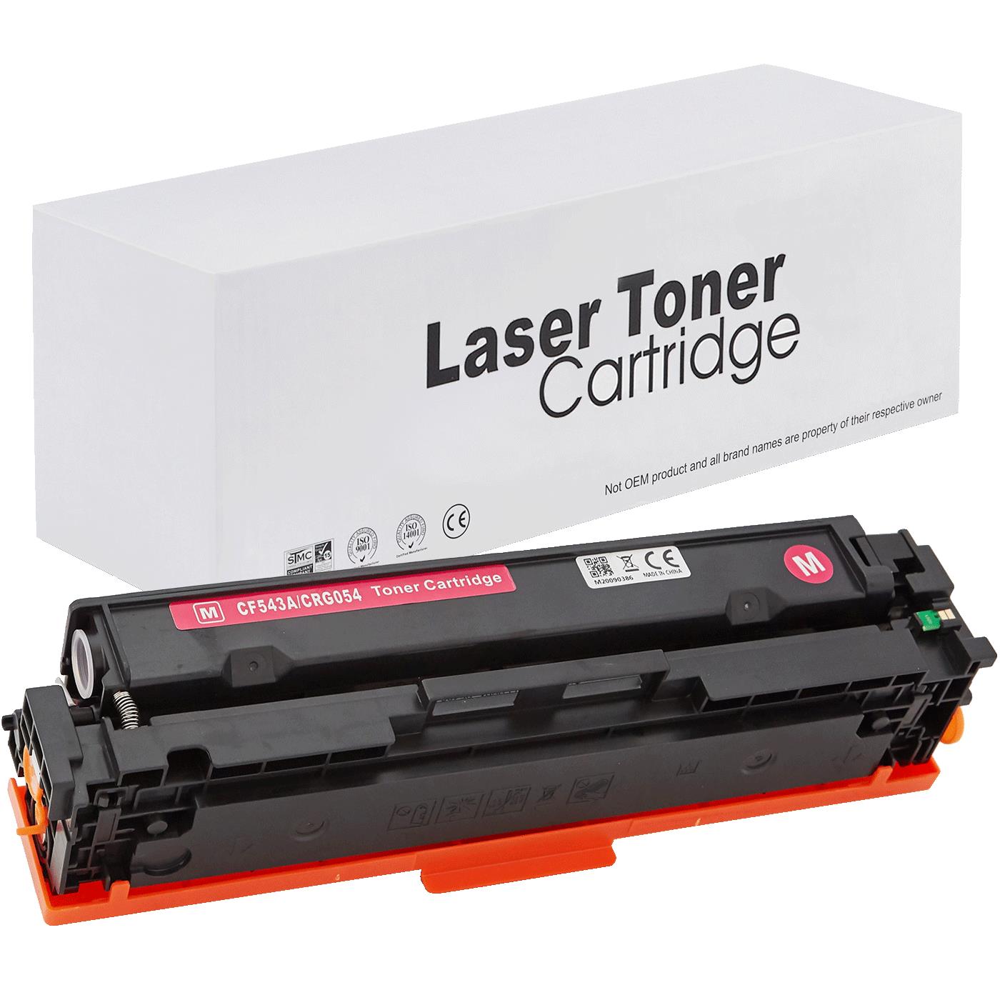 HP CF543A Toner für Color LaserJet Pro M254dw – Magenta, 1300 Seiten, kompatibler Ersatz
