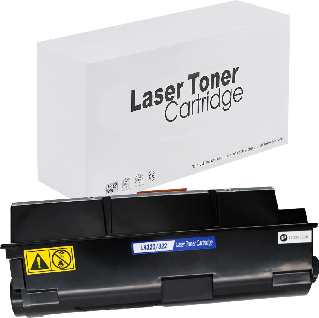Kyocera TK320 Toner für FS 3900DN – Schwarz, 15000 Seiten, kompatibler Ersatz
