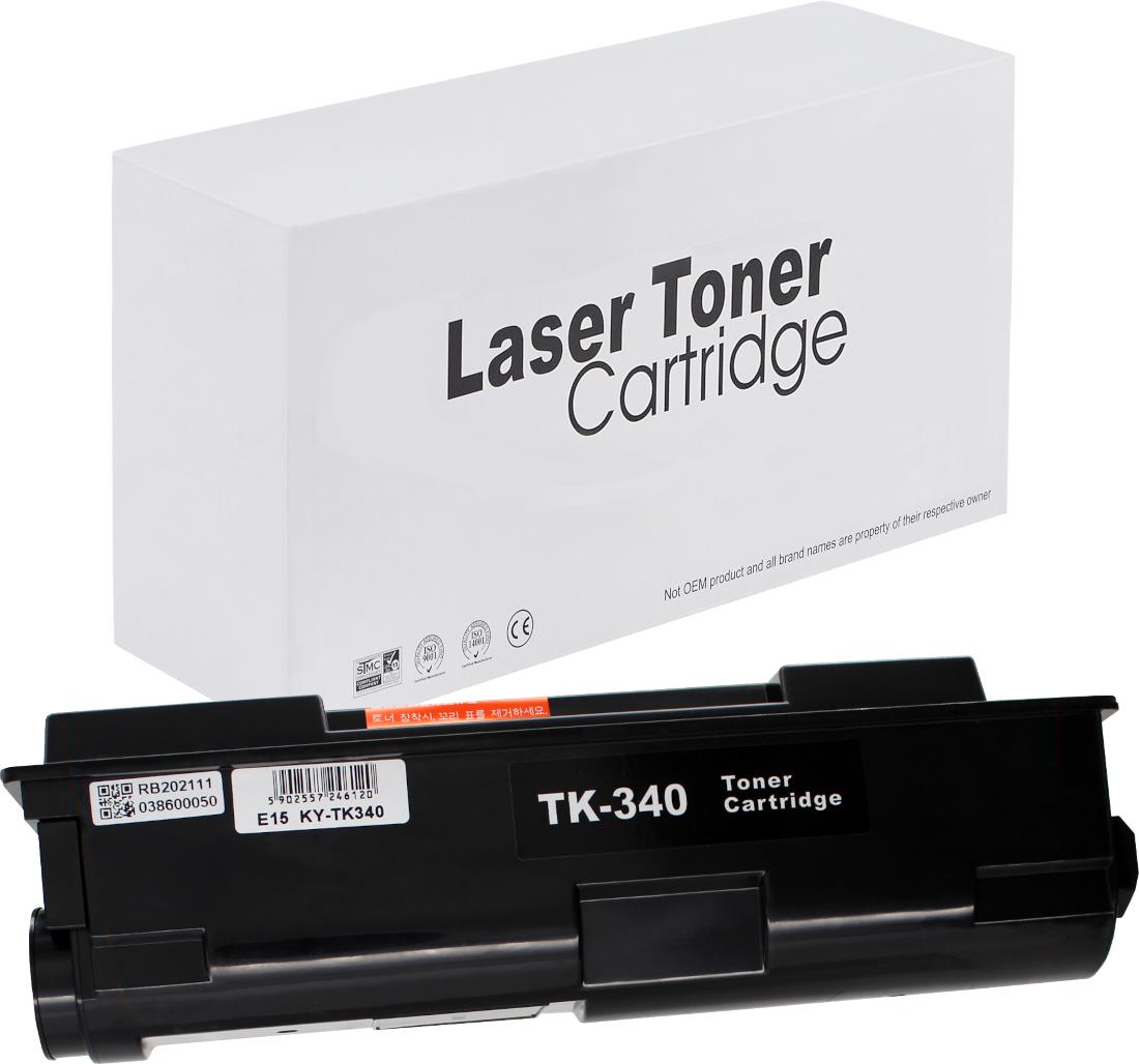 Kyocera TK340 Toner für FS 2020D – Schwarz, 12000 Seiten, kompatibler Ersatz